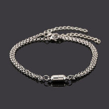 Load image into Gallery viewer, Elegant Heart Shaped Magnet Bracelet For Couples Stainless Steel Magnetic Couple Bracelets Long Distance Touch Bracelets Magnetic Heart Matching Bracelets Stainless Steel Adjustable Chain Bracelet Set Gift
