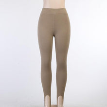 Load image into Gallery viewer, Elegant High Waist Cotton Fitness Basic Pants Casual Spring New Female Skinny Leggings Women Seamless Fitness Leggings Women Seamless Push Up Leggings Workout Pants Breathable Pants
