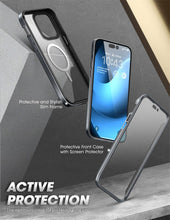 Load image into Gallery viewer, Elegant iPhone 14 Pro Max Case 6.7" Strong Edges Slim Frame Clear Protective Case with Built-in Screen Protector Compatible Shockproof Thin Clear Case Luxury Case For Smartphone
