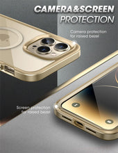 Load image into Gallery viewer, Elegant iPhone 14 Pro Max Case 6.7" Strong Edges Slim Frame Clear Protective Case with Built-in Screen Protector Compatible Shockproof Thin Clear Case Luxury Case For Smartphone

