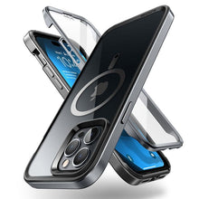 Load image into Gallery viewer, Elegant iPhone 14 Pro Max Case 6.7" Strong Edges Slim Frame Clear Protective Case with Built-in Screen Protector Compatible Shockproof Thin Clear Case Luxury Case For Smartphone
