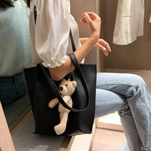 Load image into Gallery viewer, Elegant Ladies 2 piece set / suit Handbag Composite Bag Set Ladies Handbag Large Shoulder Bag Purse Bag Handbag For Females
