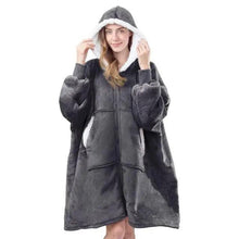 Load image into Gallery viewer, Elegant Large Sweatshirts Woman Oversized Hoodie Winter Blanket With Sleeves Fleece Warm Giant Blanket Hoodies Women Sweatshirts  Long Blanket with Sleeves for Winter Hooded Sweatshirt for Women and Men Pullover

