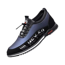 Load image into Gallery viewer, Elegant Leather Mens Luxury Casual Slip On Black Driving Fashion Sneakers Casual Walking Shoes Lightweight Anti-Slip Low Top Breathable Leather Mens Business Sneakers
