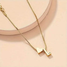 Load image into Gallery viewer, Elegant Love Heart Charm Bracelet - Delicate Minimalist Link Chain
