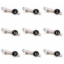 Load image into Gallery viewer, Elegant Men Fashion 26 Alphabet Letters Tie Clips Letter Tie Clip Men's Fashion Tie Pin Buckle Clip Tie Decoration Suit Accessories  Name Letters Jewelry Men Necktie Clip Pin Suit Accessories Classic Initials Alphabet A-Z Tie Clips
