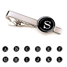 Load image into Gallery viewer, Elegant Men Fashion 26 Alphabet Letters Tie Clips Letter Tie Clip Men's Fashion Tie Pin Buckle Clip Tie Decoration Suit Accessories  Name Letters Jewelry Men Necktie Clip Pin Suit Accessories Classic Initials Alphabet A-Z Tie Clips
