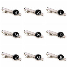 Load image into Gallery viewer, Elegant Men Fashion 26 Alphabet Letters Tie Clips Letter Tie Clip Men's Fashion Tie Pin Buckle Clip Tie Decoration Suit Accessories  Name Letters Jewelry Men Necktie Clip Pin Suit Accessories Classic Initials Alphabet A-Z Tie Clips

