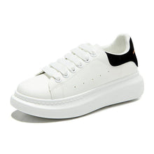 Load image into Gallery viewer, Elegant Mens Spring White Sneakers Platform Tenis Comfortable Sneakers Leather Male Spring Flats Trainers Outdoor Mens Casual Sports High Quality Sneakers
