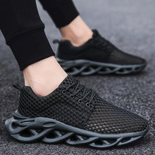 Load image into Gallery viewer, Elegant Modern Mens Sneakers Platform Shoes White Trainers Casual Breathable Mesh Men Women Running Shoes Breathable Walking Sneakers Lightweight Athletic Tennis Casual Sport Sneakers
