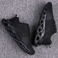 Load image into Gallery viewer, Elegant Modern Mens Sneakers Platform Shoes White Trainers Casual Breathable Mesh Men Women Running Shoes Breathable Walking Sneakers Lightweight Athletic Tennis Casual Sport Sneakers
