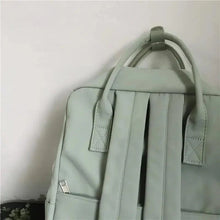 Load image into Gallery viewer, Elegant Nylon Candy Color Waterproof School Bags for Teenagers Girls And Women Nice Patchwork On Backpack For Female
