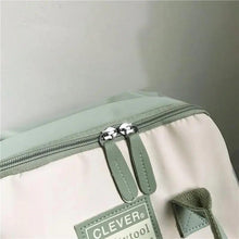 Load image into Gallery viewer, Elegant Nylon Candy Color Waterproof School Bags for Teenagers Girls And Women Nice Patchwork On Backpack For Female
