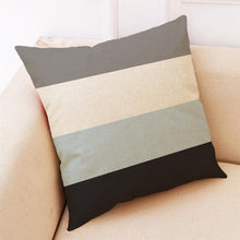 Load image into Gallery viewer, Elegant Pattern Printed Throw Pillow Modern Soft Linen Blend Cushion Home Decorative Fashion Geometric Pattern Throw Pillow Covers Square Decorative Cushion Case For Home Pillows Case
