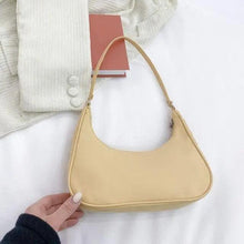 Load image into Gallery viewer, Elegant Pure Color Shoulder Underarm Bags, Casual Ladies Zipper Small Purse Top-handle Handbag For Ladies And Girls
