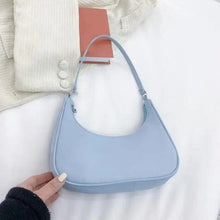 Load image into Gallery viewer, Elegant Pure Color Shoulder Underarm Bags, Casual Ladies Zipper Small Purse Top-handle Handbag For Ladies And Girls
