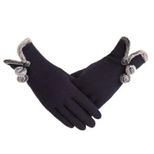Load image into Gallery viewer, Elegant Red Autumn Full Finger Warm Women Gloves Classic Soft Comfortable Winter One Size Gloves For Women
