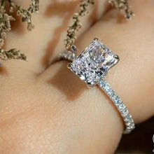 Load image into Gallery viewer, Elegant Ring Inlaid Shining Zirconia In Rectangular Shape
