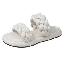 Load image into Gallery viewer, Elegant Solid Sandals Comfortable Women Summer Collection - Narrow Band Platform Cute Sandals Slippers Outfit indoor outdoor
