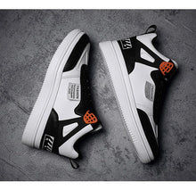 Load image into Gallery viewer, Elegant Sport Men's Sneaker Trend High Top Platform Shoes Spring Vulcanized Shoes Leather Casual Sport Fashion Flat Low Top Sneaker Lace-up Modern Design
