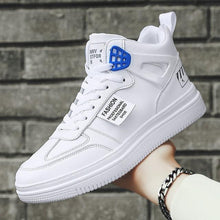 Load image into Gallery viewer, Elegant Sport Men's Sneaker Trend High Top Platform Shoes Spring Vulcanized Shoes Leather Casual Sport Fashion Flat Low Top Sneaker Lace-up Modern Design
