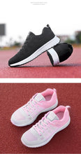 Load image into Gallery viewer, Elegant Sport Womens Sneakers Flats Casual Tennis Shoes Summer Lace-Up Mesh Light Breathable Casual Comfort Non Slip Lightweight Breathable Mesh Athletic Sneakers
