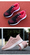 Load image into Gallery viewer, Elegant Sport Womens Sneakers Flats Casual Tennis Shoes Summer Lace-Up Mesh Light Breathable Casual Comfort Non Slip Lightweight Breathable Mesh Athletic Sneakers
