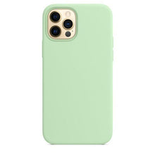 Load image into Gallery viewer, Elegant Style Solid Color Silicone Phone Cases For iPhone 13 14 Pro Max Classic Simple Case For iPhone 13 Pro Cover Slim Fit Silicone Back Cover For iPhone
