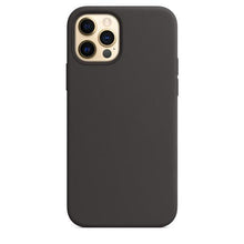 Load image into Gallery viewer, Elegant Style Solid Color Silicone Phone Cases For iPhone 13 14 Pro Max Classic Simple Case For iPhone 13 Pro Cover Slim Fit Silicone Back Cover For iPhone
