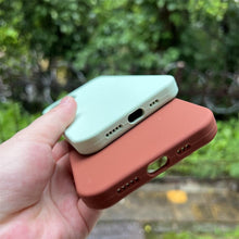 Load image into Gallery viewer, Elegant Style Solid Color Silicone Phone Cases For iPhone 13 14 Pro Max Classic Simple Case For iPhone 13 Pro Cover Slim Fit Silicone Back Cover For iPhone
