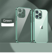 Load image into Gallery viewer, Elegant Unisex Clear Transparent Soft Case For iPhone 13 Pro Max 12 11 13Pro 14 Shockproof Ultra Thin Bumper Cover Luxury Cover Back Cover for iPhone
