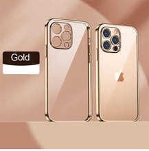 Load image into Gallery viewer, Elegant Unisex Clear Transparent Soft Case For iPhone 13 Pro Max 12 11 13Pro 14 Shockproof Ultra Thin Bumper Cover Luxury Cover Back Cover for iPhone
