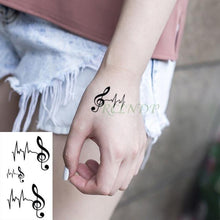 Load image into Gallery viewer, Elegant Waterproof Tattoo Sticker Sun Moon Fake Tatto Fashion Moon Temporary Fun Sun Wave Magic Tatoos For Womens Mens
