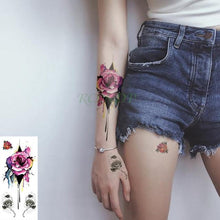 Load image into Gallery viewer, Elegant Waterproof Temporary Butterfly Sticker Tattoo Fake  Halloween Party Tattoo For Woman Girls
