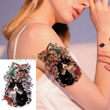 Load image into Gallery viewer, Elegant Waterproof Temporary Butterfly Sticker Tattoo Fake  Halloween Party Tattoo For Woman Girls
