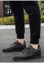 Load image into Gallery viewer, Elegant White Leather Mans Womens Sneakers Summer Lace-Up Trainers Gym Tennis Running Breathable High Quality Sport Women Mesh Wokrout Casual Slip On Flats Sneakers
