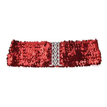Load image into Gallery viewer, Elegant Wide Fabric Strap  Silver Metal Buckle Belts For Women Trendy Women's Fashion Stretchable Classic Color Belts
