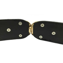 Load image into Gallery viewer, Elegant Wide Fabric Strap  Silver Metal Buckle Belts For Women Trendy Women's Fashion Stretchable Classic Color Belts

