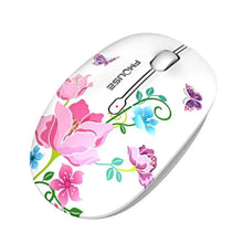 Load image into Gallery viewer, Elegant Women 2.4G Wireless Mouse Super Quiet 1600DPI Laptop Wireless Computer Optical Slim Mouse

