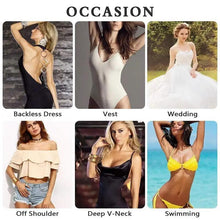 Load image into Gallery viewer, Elegant Women's Invisible Bra Super Push Up Seamless Self-Adhesive Sticky Wedding Party Front Strapless 8 10 12.5cm Cup Fly Bras
