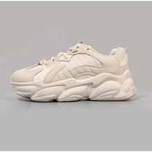 Load image into Gallery viewer, Elegant Women's Sneakers Lace Up Thick Platform Casual Shoes Leather Comfortable Walking Footwear Fashion New Lightweight Casual Everyday Walking Fashion Sneakers
