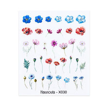 Load image into Gallery viewer, Embossed Nails Sticker 3D Flower Leaves Slider Water Transfer Nail Decals for Nail Art Transfer Sticker  3D Wave Design Decoration for Women Girls Art Stickers Decal Decoration Metallic Curve Strip Line Nail Decor
