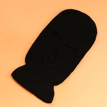 Load image into Gallery viewer, Embroidery Three-hole Balaclava Knit Hat Army Tactical CS Winter Ski Riding Mask Beanie Prom Party Mask Warm Mask Three 3 Hole Balaclava Knit Hat Ski Mask 3-Hole Knit Hat Full Face Cover Balaclava Hats Funny Party Embroidery Beanies Caps
