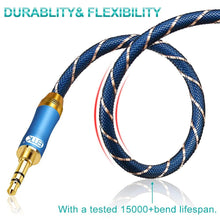 Load image into Gallery viewer, Gold Plated 3.5mm Audio Aux Cable For  Car Headphone Speaker Mobile Phone
