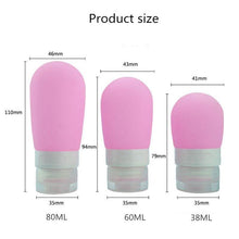 Load image into Gallery viewer, Empty Silicone Portable Travel Packing Press Bottle
