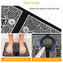Load image into Gallery viewer, EMS Foot Massage Pad Electric Stimulator
