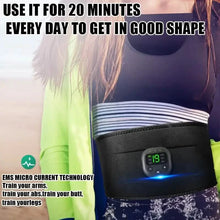 Load image into Gallery viewer, Ems Muscle Stimulator 6 Massage Modes Abdominal Pulse Trainer
