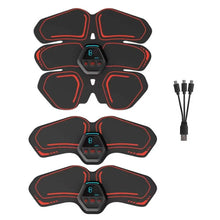 Load image into Gallery viewer, EMS Muscle Stimulator LCD Screen USB Rechargeable Portable Trainer
