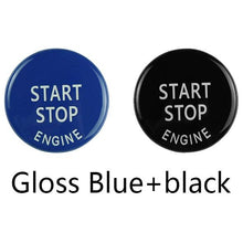 Load image into Gallery viewer, Engine START STOP Sports Engine Start Stop Button Cover Keyless Go Ignition Sticker Start Stop Engine Button Switch Cover Button Accessories Key Decor for Car Replace Cover
