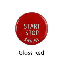 Load image into Gallery viewer, Engine START STOP Sports Engine Start Stop Button Cover Keyless Go Ignition Sticker Start Stop Engine Button Switch Cover Button Accessories Key Decor for Car Replace Cover
